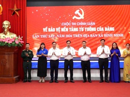 Phát động cuộc thi chính luận bảo vệ nền tảng tư tưởng của Đảng tại xã Bình Minh