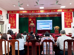 Xã Thượng Phúc tham dự tập huấn vận hành Hệ thống Quản lý văn bản và điều hành Thành phố ứng dụng AI