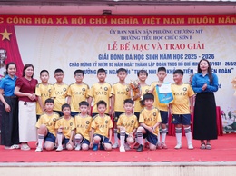 Trường Tiểu học Chúc Sơn B tổ chức Giải bóng đá chào mừng kỷ niệm 95 năm Ngày thành lập Đoàn Thanh niên Cộng sản Hồ Chí Minh (26/3/1931 – 26/3/2026)