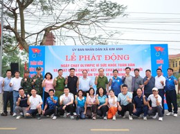 Xã Kim Anh: Ngày chạy Olympic, lan tỏa phong trào rèn luyện sức khỏe toàn dân