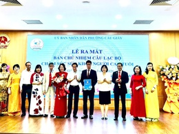 Ra mắt Ban chủ nhiệm Câu lạc bộ Chăm sóc sức khỏe Người cao tuổi phường Cầu Giấy