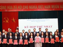 Phường Hai Bà Trưng: Kiện toàn nhân sự chủ chốt HĐND và UBND khoá II