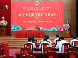 Kỳ họp thứ nhất khoá II HĐND xã Tiến Thắng: Quyết định nhiều nội dung quan trọng