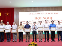 Xuân Mai tổng kết công tác bầu cử đại biểu Quốc hội khóa XVI và HĐND các cấp nhiệm kỳ 2026-2031