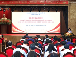 Sơn Tây nhận Bằng khen của UBND TP Hà Nội trong công tác bầu cử