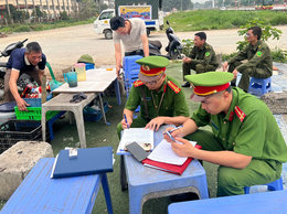 CÔNG AN XÃ QUANG MINH QUYẾT LIỆT, BÀI BẢN TRONG RA QUÂN LẬP LẠI TRẬT TỰ ĐÔ THỊ