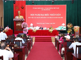 Xã Thanh Oai phát huy dân chủ, nâng cao chất lượng đời sống văn hóa ở cơ sở năm 2026