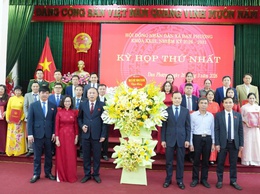 Kỳ họp thứ nhất HĐND xã Đan Phượng nhiệm kỳ 2026-2031 thành công tốt đẹp