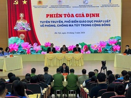 Phiên toàn giả định tuyên truyền, phổ biến giáo dục pháp luật về phòng, chống ma túy trong cộng đồng