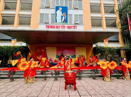 TRƯỜNG THCS THỊNH LIỆT RỰC RỠ SẮC MÀU NGÀY HỘI “THIẾU NHI VUI KHỎE - TIẾN BƯỚC LÊN ĐOÀN”