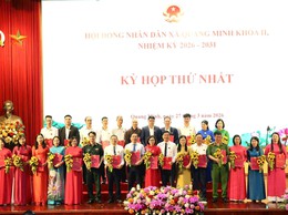 Xã Quang Minh kiện toàn bộ máy, thể hiện trách nhiệm đại biểu nhân dân trước cử tri 