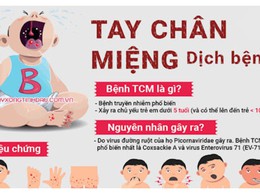Dấu hiệu nhận biết bệnh Tay chân miệng