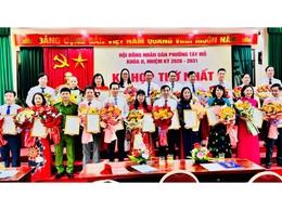 Kỳ họp thứ Nhất HĐND phường Tây Mỗ: Kiện toàn nhân sự chủ chốt

