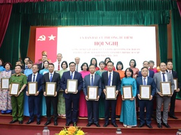 Phường Từ Liêm công bố kết quả bầu cử và tổng kết công tác bầu cử đại biểu Quốc hội khóa XVI và đại biểu HĐND các cấp nhiệm kỳ 2026-2031