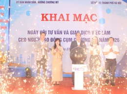 Khai mạc Ngày hội tư vấn và giao dịch việc làm cụm Chương Mỹ năm 2026