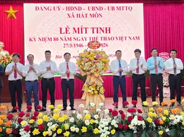 Hát Môn đẩy mạnh phát triển thể thao quần chúng