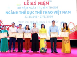 Thanh Oai Kỷ niệm 80 năm Ngày truyền thống Ngành Thể dục thể thao Việt Nam (27/3/1946 - 27/3/2026)