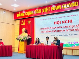 PHƯỜNG PHƯƠNG LIỆT: TỔ CHỨC THÀNH CÔNG HỘI NGHỊ ĐẠI BIỂU NHÂN DÂN NĂM 2026 - KHƠI DẬY SỨC DÂN, QUYẾT TÂM XÂY DỰNG ĐỜI SỐNG VĂN HÓA CƠ SỞ BỀN VỮNG