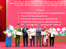 Xã Yên Lãng tổ chức hội nghị tổng kết công tác bầu cử nhiệm kỳ 2026-2031