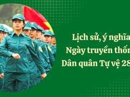 Tuyên truyền kỷ niệm Ngày truyền thống lực lượng Dân quân tự vệ (28/3/1935 – 28/3/2026)