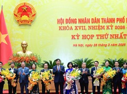 Đồng chí Phùng Thị Hồng Hà tiếp tục được bầu giữ chức vụ Chủ tịch HĐND thành phố Hà Nội khóa XVII