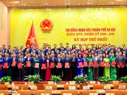 Kỳ họp thứ nhất HĐND thành phố Hà Nội khóa XVII quyết định nhiều nội dung quan trọng