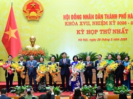 Đồng chí Phùng Thị Hồng Hà tiếp tục được bầu giữ chức vụ Chủ tịch HĐND thành phố Hà Nội khóa XVII