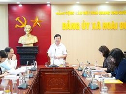 Đảng ủy xã Hoài Đức tổ chức hội nghị giao ban công tác Quý I, triển khai nhiệm vụ trọng tâm Quý II năm 2026