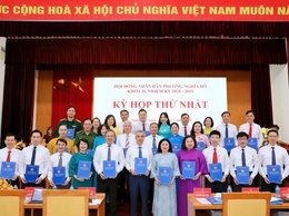 HĐND phường Nghĩa Đô tổ chức kỳ họp thứ nhất HĐND phường khóa II nhiệm kỳ 2026-2031