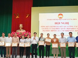 ỦY BAN MTTQ VIỆT NAM XÃ ỨNG HÒA TỔ CHỨC CHƯƠNG TRÌNH AN SINH XÃ HỘI, TỔNG KẾT CÔNG TÁC THAM GIA BẦU CỬ ĐẠI BIỂU QUỐC HỘI VÀ HĐND CÁC CẤP NHIỆM KỲ 2026–2031