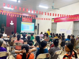 Xã Quảng Bị phối hợp tuyên truyền chính sách Bảo hiểm xã hội, Bảo hiểm y tế tại thôn Giữa