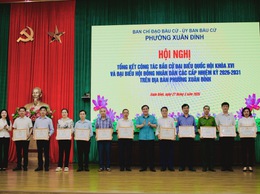 Phường Xuân Đỉnh: Tổng kết công tác bầu cử, sẵn sàng bước vào nhiệm kì mới