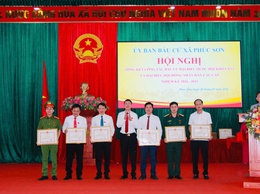 Hội nghị tổng kết công tác bầu cử đại biểu Quốc hội khóa XVI và đại biểu HĐND các cấp nhiệm kỳ 2026 – 2031 tại xã Phúc Sơn