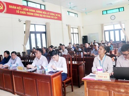 Trần Phú tổ chức thành công đấu giá cho thuê  9 thửa đất sản xuất đất nông nghiệp thuộc quỹ đất công ích trên địa bàn