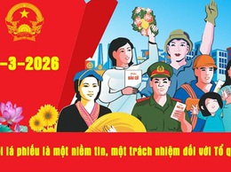 Tuyển tập các ca khúc chào mừng bầu cử đại biểu Quốc hội khóa XVI và đại biểu HĐND các cấp nhiệm kỳ 2026-2031