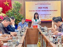 ĐẢNG ỦY DOANH NGHIỆP PHƯỜNG LÁNG TĂNG CƯỜNG LÃNH ĐẠO, ĐỒNG HÀNH CÙNG DOANH NGHIỆP THỰC HIỆN NHIỆM VỤ QUÝ I/2026 