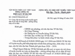 CUNG CẤP NỘI DUNG TUYÊN TRUYỀN NGƯỜI DÂN VỀ AN TOÀN SỬ DỤNG ĐIỆN- PHÒNG CHỐNG CHÁY NỔ DO ĐIỆN
