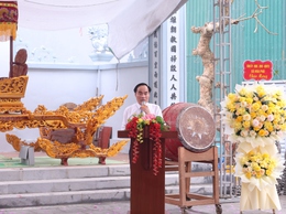 Phó Chủ tịch UBND xã Hòa Phú dự Lễ khánh thành Đình Thượng Làng Võ Lao