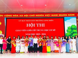 Khai mạc Hội thi Giáo viên giỏi cấp THCS phường Long Biên năm học 2025 - 2026