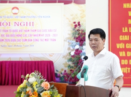 Ủy ban MTTQ Việt Nam phường Yên Nghĩa tổ chức hội nghị tổng kết công tác Mặt trận tham gia cuộc bầu cử đại biểu Quốc hội khóa XVI và đại biểu HĐND các cấp nhiệm kỳ 2026 - 2031