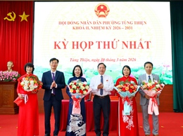 Phường Tùng Thiện tổ chức Kỳ họp thứ Nhất HĐND phường khóa II, nhiệm kỳ 2026–2031