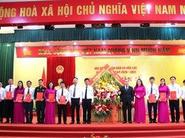 Hội đồng nhân dân xã Hòa Lạc khóa II, nhiệm kỳ 2026–2031 tổ chức Kỳ họp thứ Nhất, kiện toàn tổ chức bộ máy chính quyền địa phương