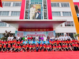 Khai mạc Giải Thể thao học sinh phổ thông phường Long Biên năm học 2025 - 2026