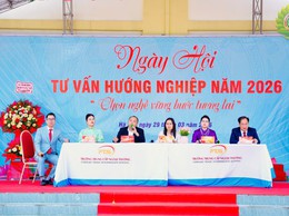 Ngày hội tư vấn hướng nghiệp năm 2026 tại Trường Trung cấp Ngoại thương