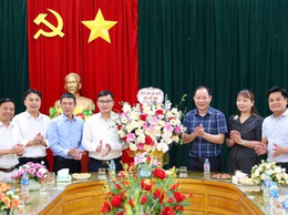 LÃNH ĐẠO XÃ CỔ ĐÔ THĂM, CHÚC MỪNG NHÂN KỶ NIỆM 80 NĂM NGÀY THỂ THAO VIỆT NAM (27/3/1946 – 27/3/2026)