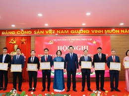 Phường Phúc Lợi tổng kết công tác bầu cử