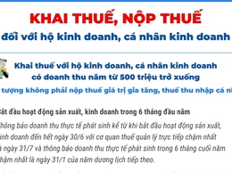 Khai thuế, nộp thuế giá trị gia tăng, thuế thu nhập cá nhân đối với hộ kinh doanh, cá nhân kinh doanh