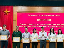 Phường Khương Đình tổng kết công tác bầu cử đại biểu Quốc hội, HĐND các cấp