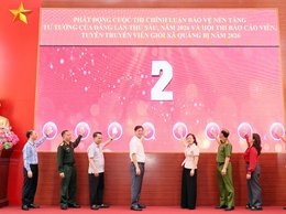 Đảng ủy xã Quảng Bị: Phát động cuộc thi “Chính luận bảo vệ nền tảng tư tưởng của Đảng lần thứ Sáu” và Hội thi “Báo cáo viên, tuyên truyền viên giỏi” xã Quảng Bị năm 2026