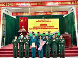 Ra mắt Chi đoàn Quân sự xã Hoài Đức – Bước phát triển mới của tuổi trẻ lực lượng vũ trang